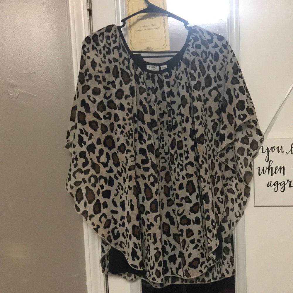 Cheetah print top!
